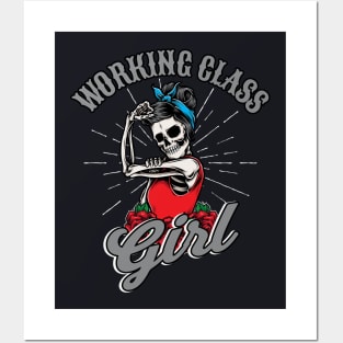 Working Class Girl Rockabilly Woman Posters and Art